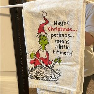 Grinch Christmas Kitchen Towel